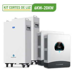 KIT CORTES DE LUZ 20KWH 6KW 110VAC MONOFASICO