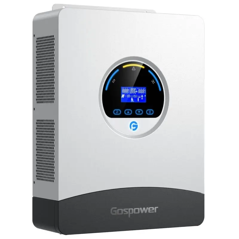 INVERSOR HIBRIDO GOSPOWER 48V 3500W / 60A MPPT PV500V - IP54