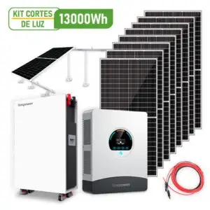 KIT SOLAR 15KWH 3.5KW 110VAC MONOFASICO